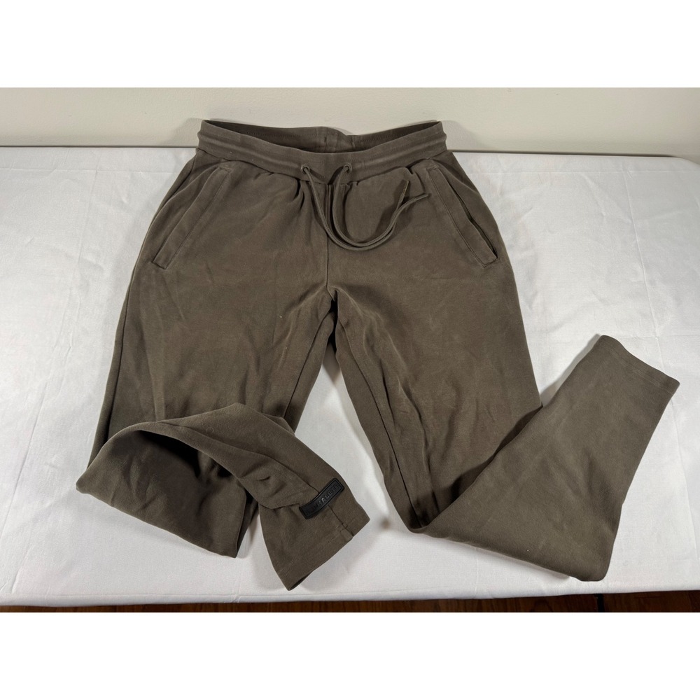 Alphalete Mens Tapered Joggers Olive Brown Athletic Sweatpants Size M